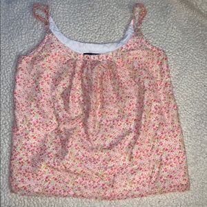 GAP | Pink Flowered Flowy Tank Top